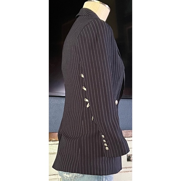 Veronica Beard Taylor Lace-Up Blazer 0 - Picture 6 of 15